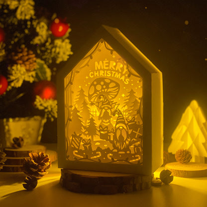 Christmas Gnome 1 – 3D Box SVG File for Cricut & Silhouette
