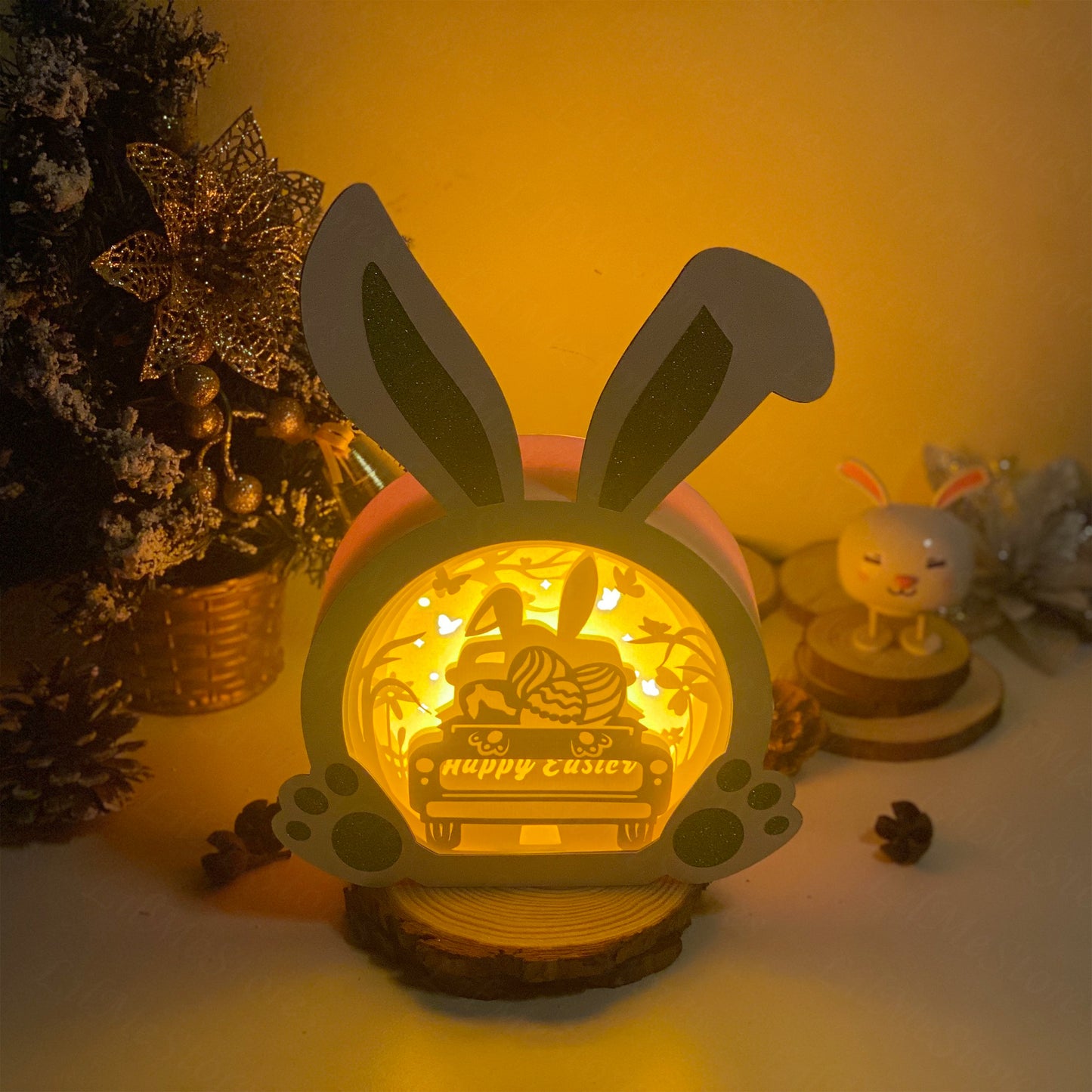 Easter Truck 2 – 3D Bunny Box 2 File - Cricut File - VEKTOR KRAFT