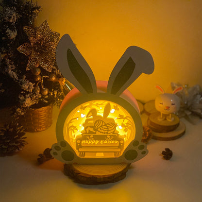 Easter Truck 2 – 3D Bunny Box 2 File - Cricut File - VEKTOR KRAFT