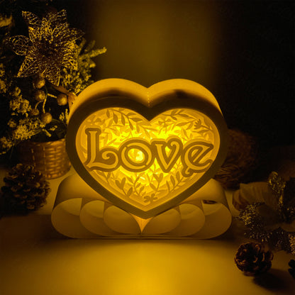 Love – 3D Heart Box 1 File - Cricut File - VEKTOR KRAFT