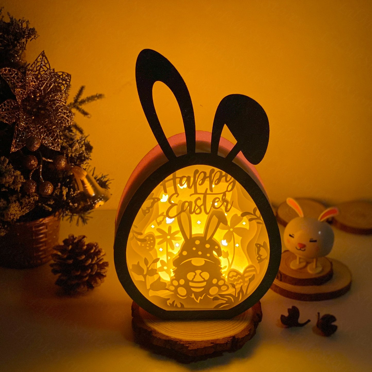 Easter Gnome 1 – 3D Bunny Box 3 File - Cricut File - VEKTOR KRAFT