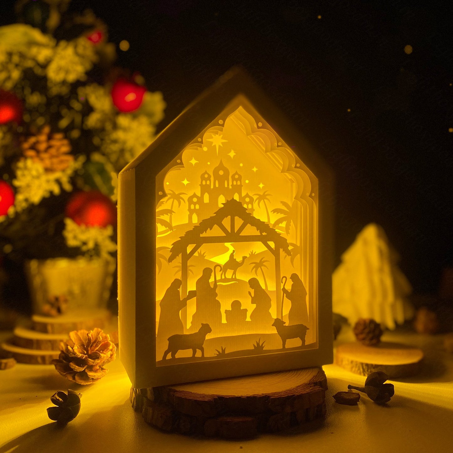 Christmas Nativity 1 – 3D Box SVG File for Cricut & Silhouette