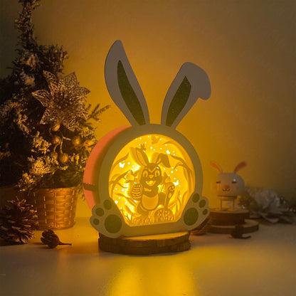 Easter 4 – 3D Bunny Box 2 File - Cricut File - VEKTOR KRAFT