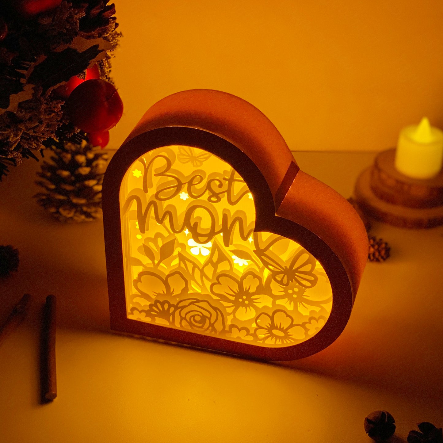 Mother's Day 2 – 3D Heart Box 2  File - Cricut File - VEKTOR KRAFT