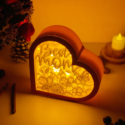 Mother's Day 2 – 3D Heart Box 2  File - Cricut File - VEKTOR KRAFT