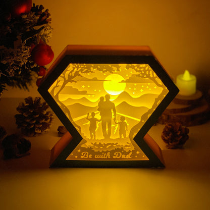 Father's Day 5 – 3D Diamond Box  File - Cricut File - VEKTOR KRAFT
