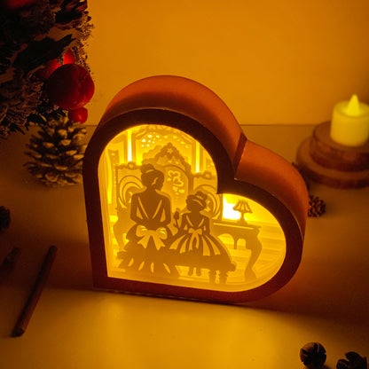 Mother's Day 1 – 3D Heart Box 2  File - Cricut File - VEKTOR KRAFT