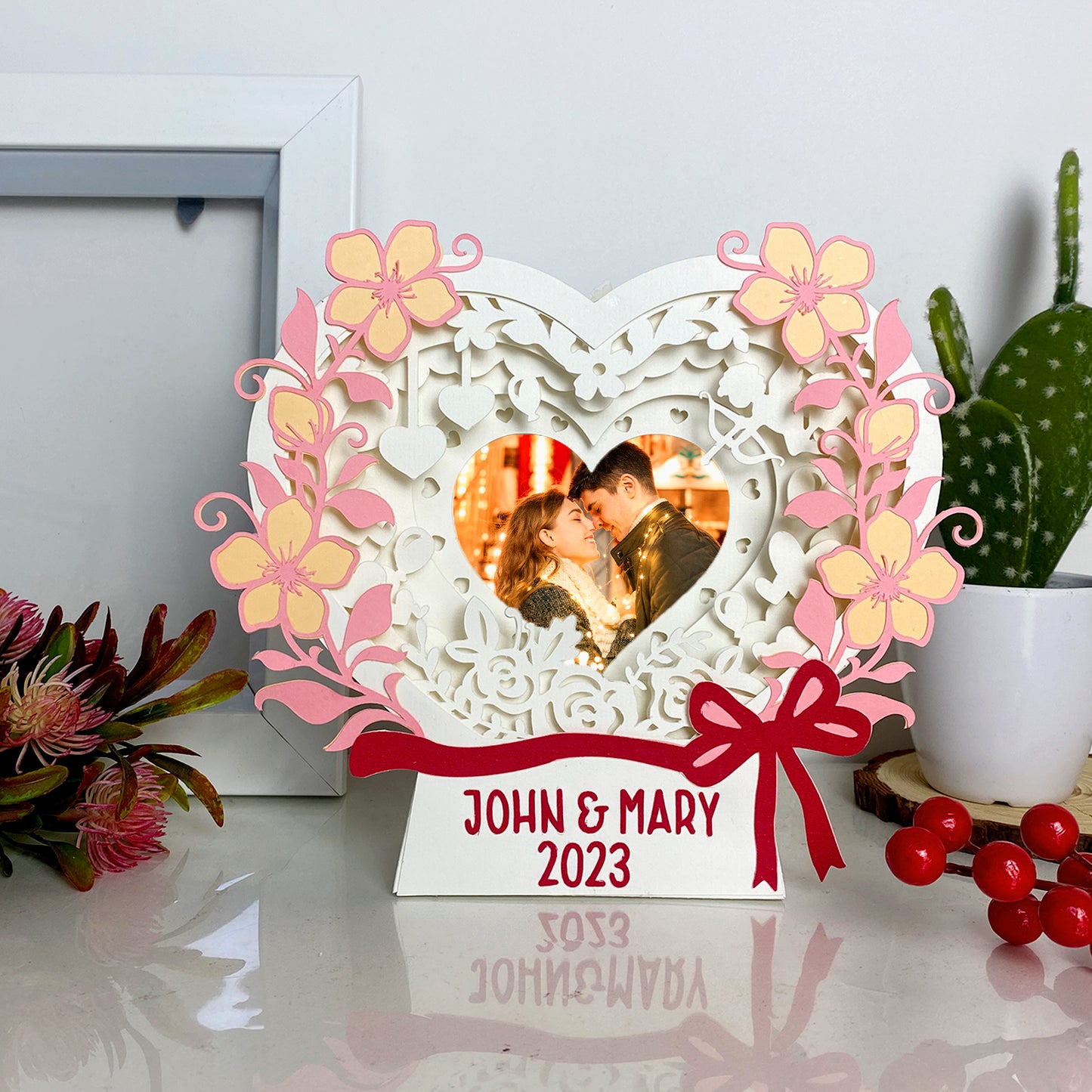Love 3 – 3D Custom Heart Box  File - Cricut File - VEKTOR KRAFT