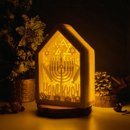Hanukkah – 3D Box SVG File for Cricut & Silhouette