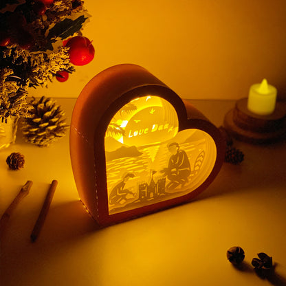 Father's Day 3 – 3D Heart Box 2  File - Cricut File - VEKTOR KRAFT