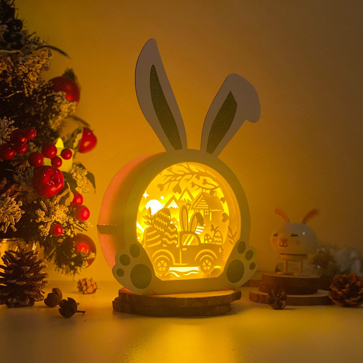Easter Truck 1 – 3D Bunny Box 2 File - Cricut File - VEKTOR KRAFT