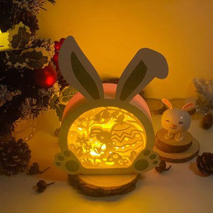 Easter 1 – 3D Bunny Box 2 File - Cricut File - VEKTOR KRAFT