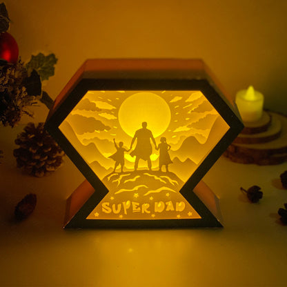 Father's Day 1 – 3D Diamond Box  File - Cricut File - VEKTOR KRAFT