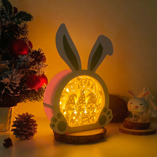 Easter Gnome 1 – 3D Bunny Box 2 File - Cricut File - VEKTOR KRAFT