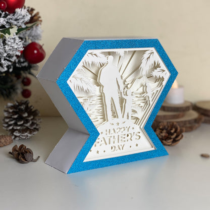 Father's Day 6 – 3D Diamond Box  File - Cricut File - VEKTOR KRAFT