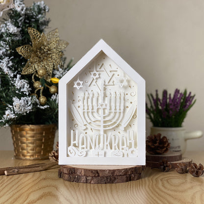 Hanukkah – 3D Box SVG File for Cricut & Silhouette