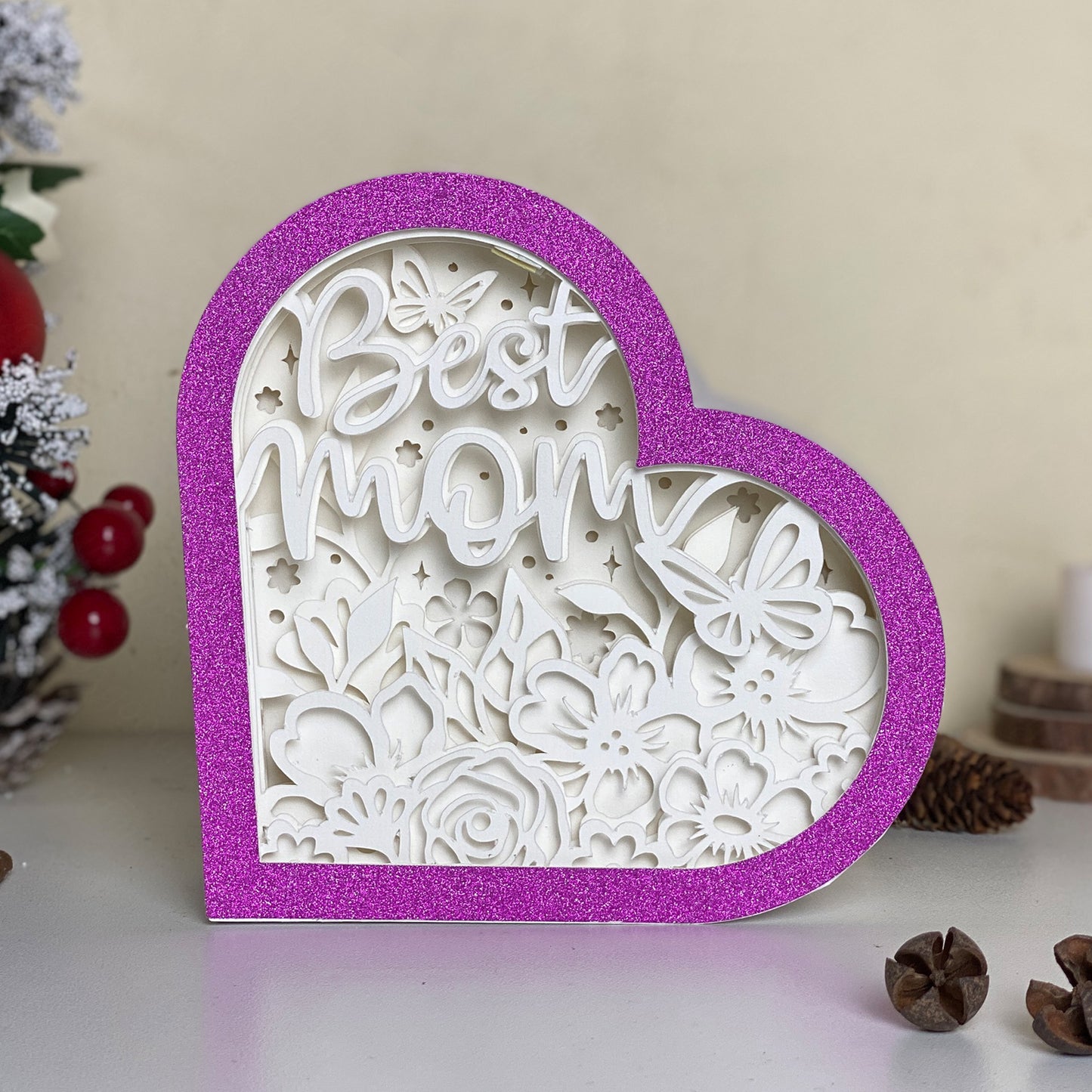 Mother's Day 2 – 3D Heart Box 2  File - Cricut File - VEKTOR KRAFT