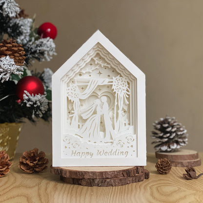 Wedding 1 – 3D Box SVG File for Cricut & Silhouette