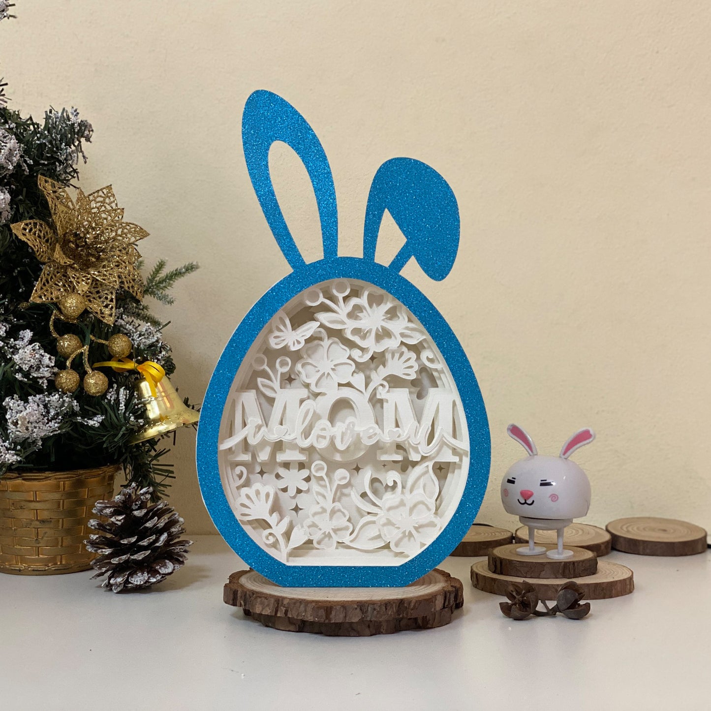Mother's Day – 3D Bunny Box 3 File - Cricut File - VEKTOR KRAFT