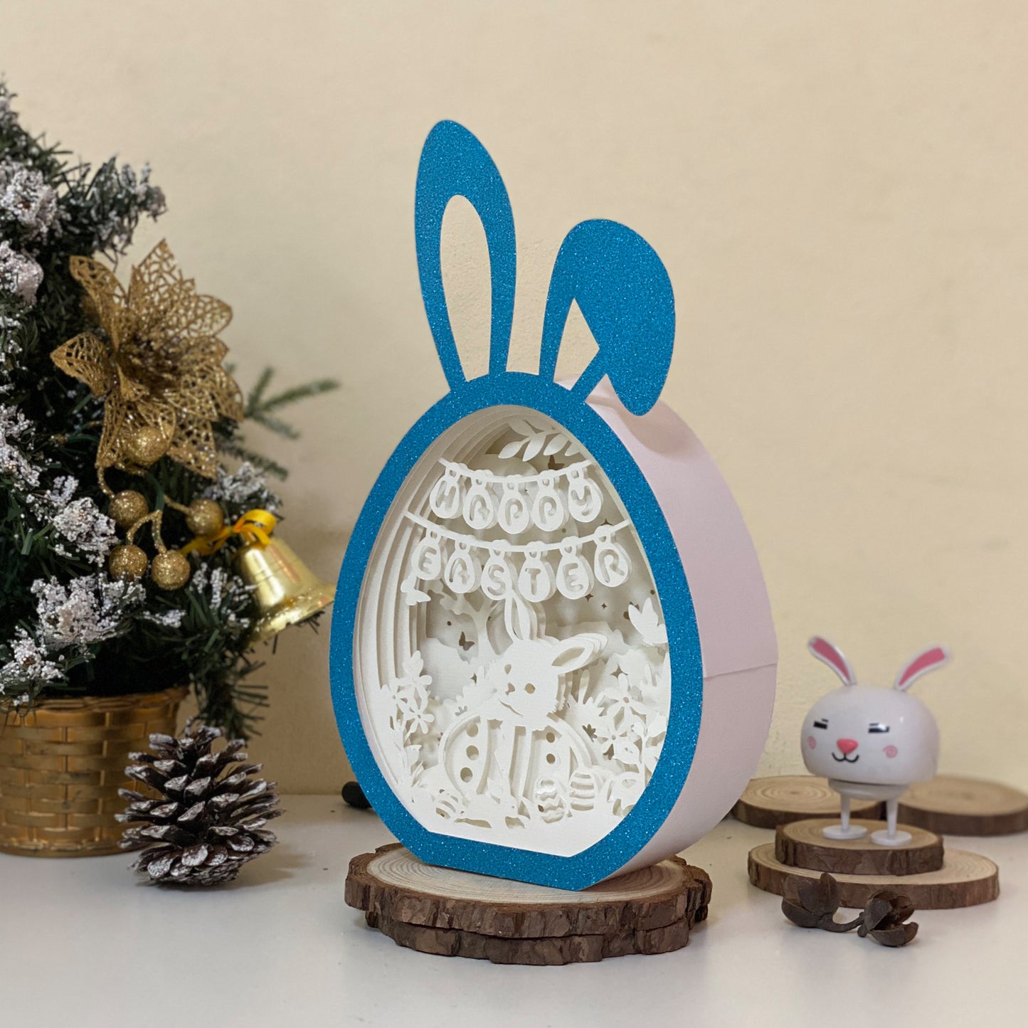 Easter 7 – 3D Bunny Box 3 File - Cricut File - VEKTOR KRAFT