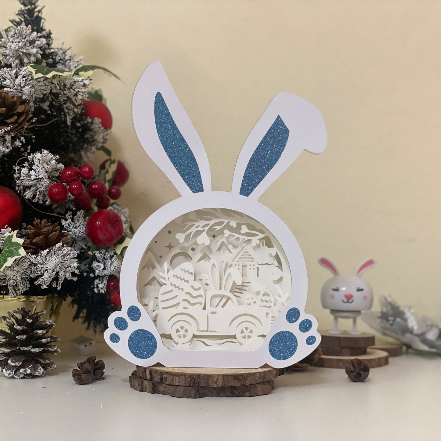 Easter Truck 1 – 3D Bunny Box 2 File - Cricut File - VEKTOR KRAFT