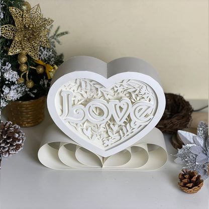 Love – 3D Heart Box 1 File - Cricut File - VEKTOR KRAFT