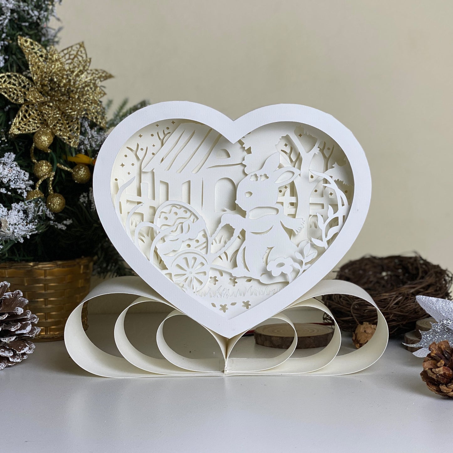 Easter 2 – 3D Heart Box 1 File - Cricut File - VEKTOR KRAFT