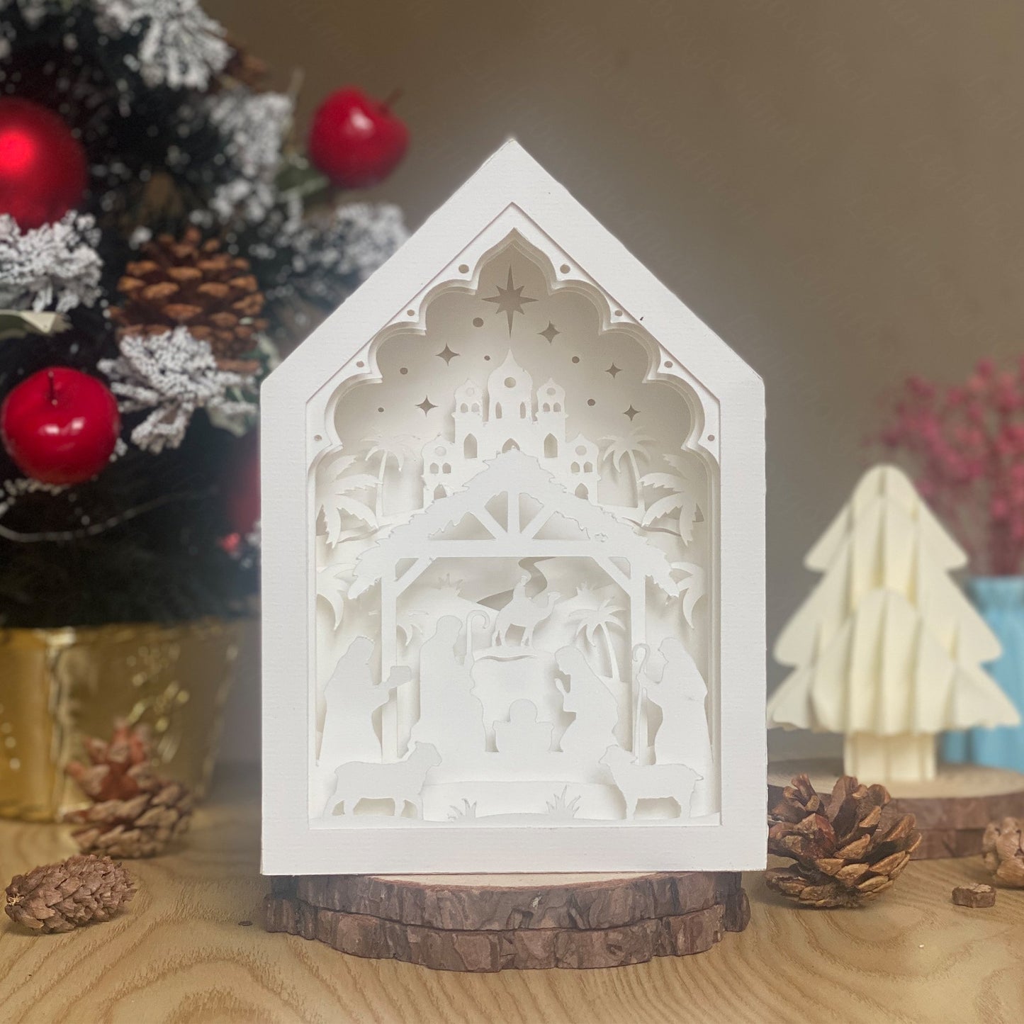 Christmas Nativity 1 – 3D Box SVG File for Cricut & Silhouette