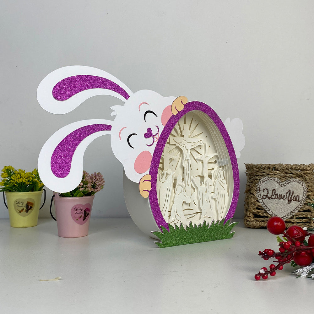 Jesus – 3D Easter Egg Box 2 File - Cricut File - VEKTOR KRAFT