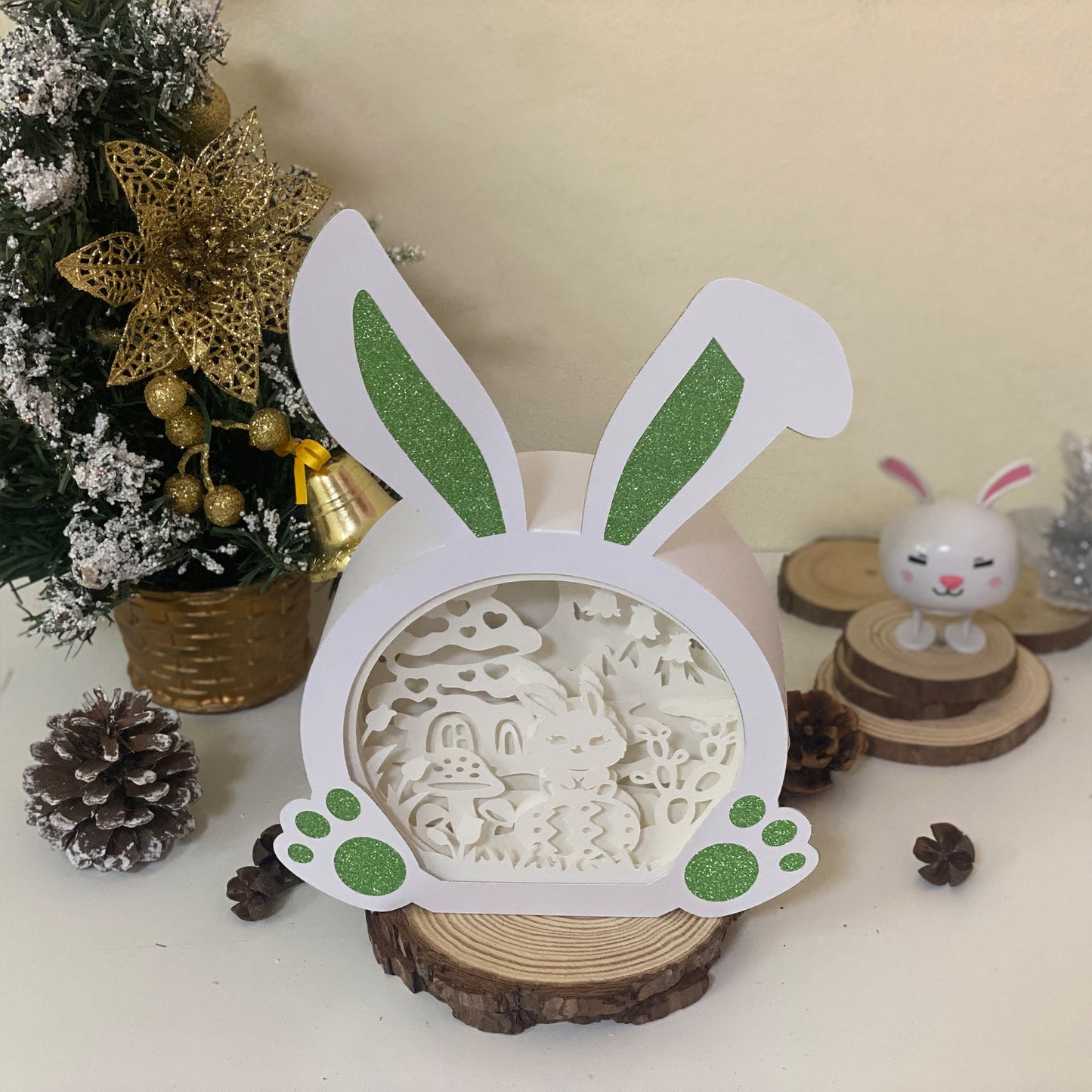 Easter 5 – 3D Bunny Box 2 File - Cricut File - VEKTOR KRAFT