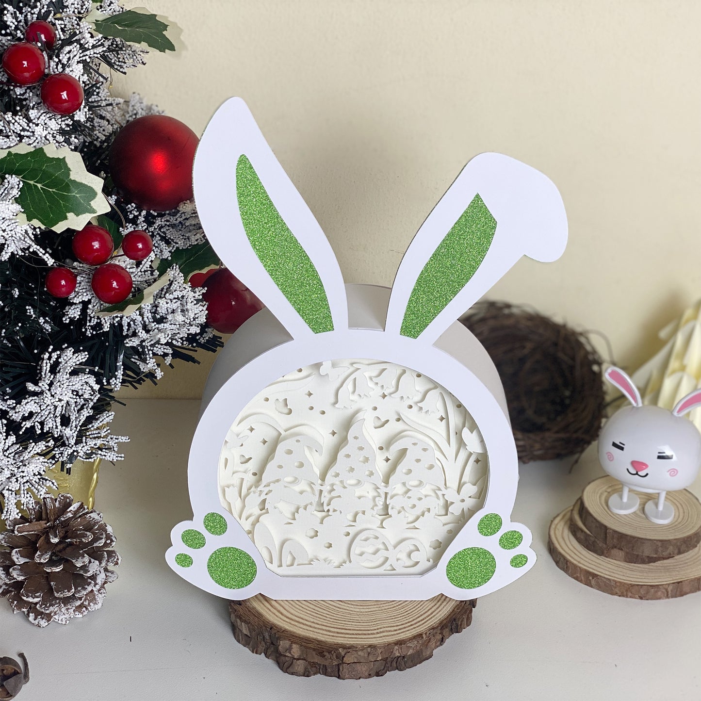 Easter Gnome 1 – 3D Bunny Box 2 File - Cricut File - VEKTOR KRAFT