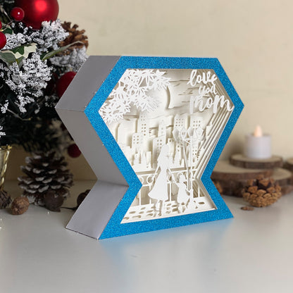 Mother's Day 2 – 3D Diamond Box  File - Cricut File - VEKTOR KRAFT