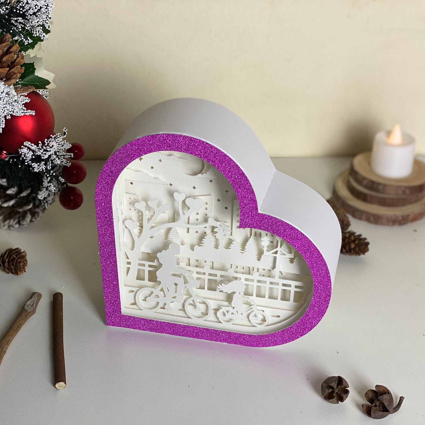 Mother's Day 3 – 3D Heart Box 2  File - Cricut File - VEKTOR KRAFT