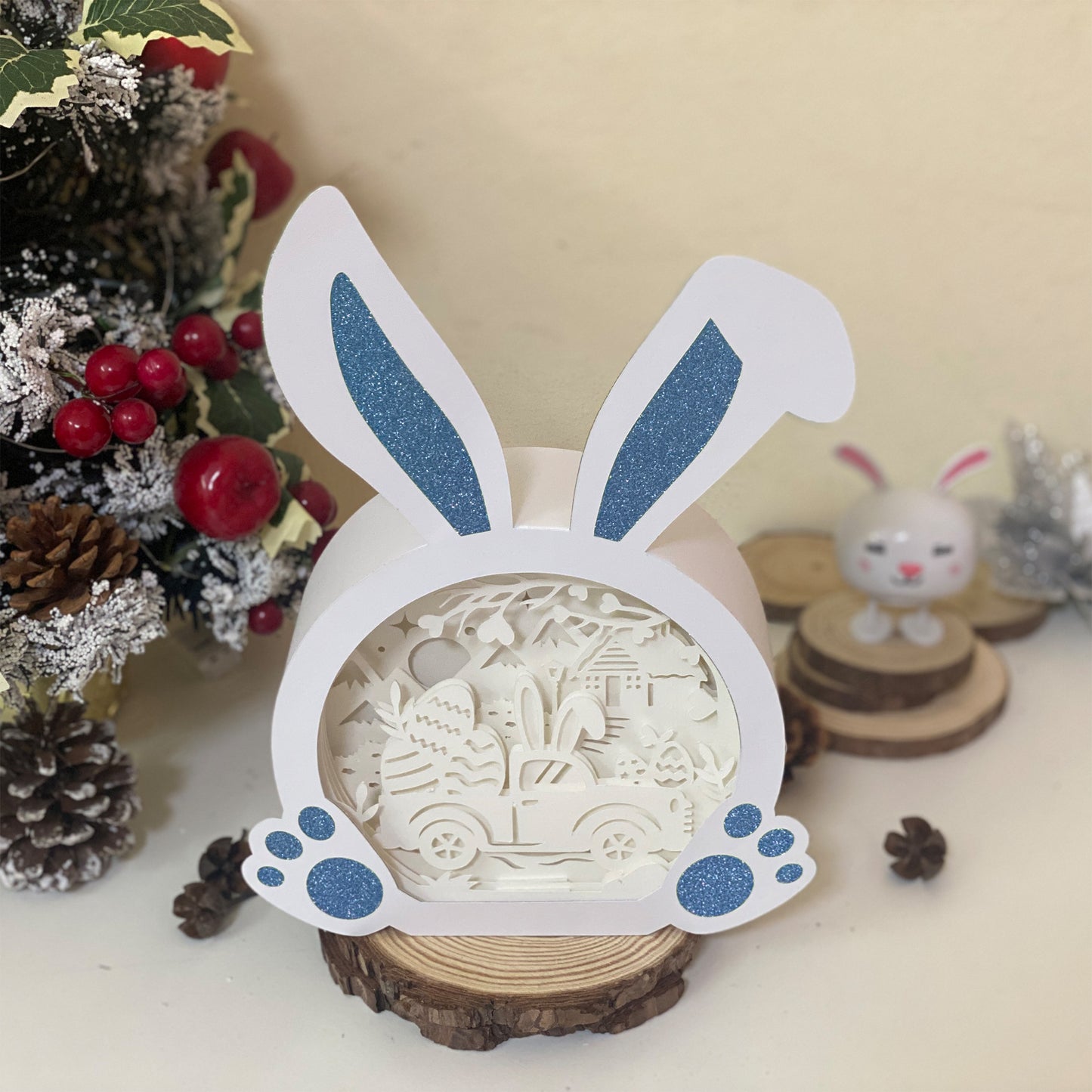 Easter Truck 1 – 3D Bunny Box 2 File - Cricut File - VEKTOR KRAFT