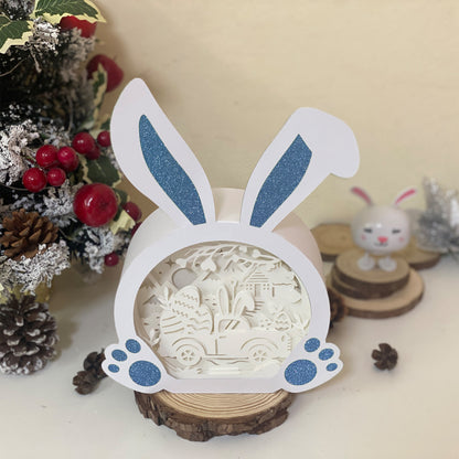 Easter Truck 1 – 3D Bunny Box 2 File - Cricut File - VEKTOR KRAFT