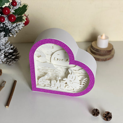 Father's Day 3 – 3D Heart Box 2  File - Cricut File - VEKTOR KRAFT