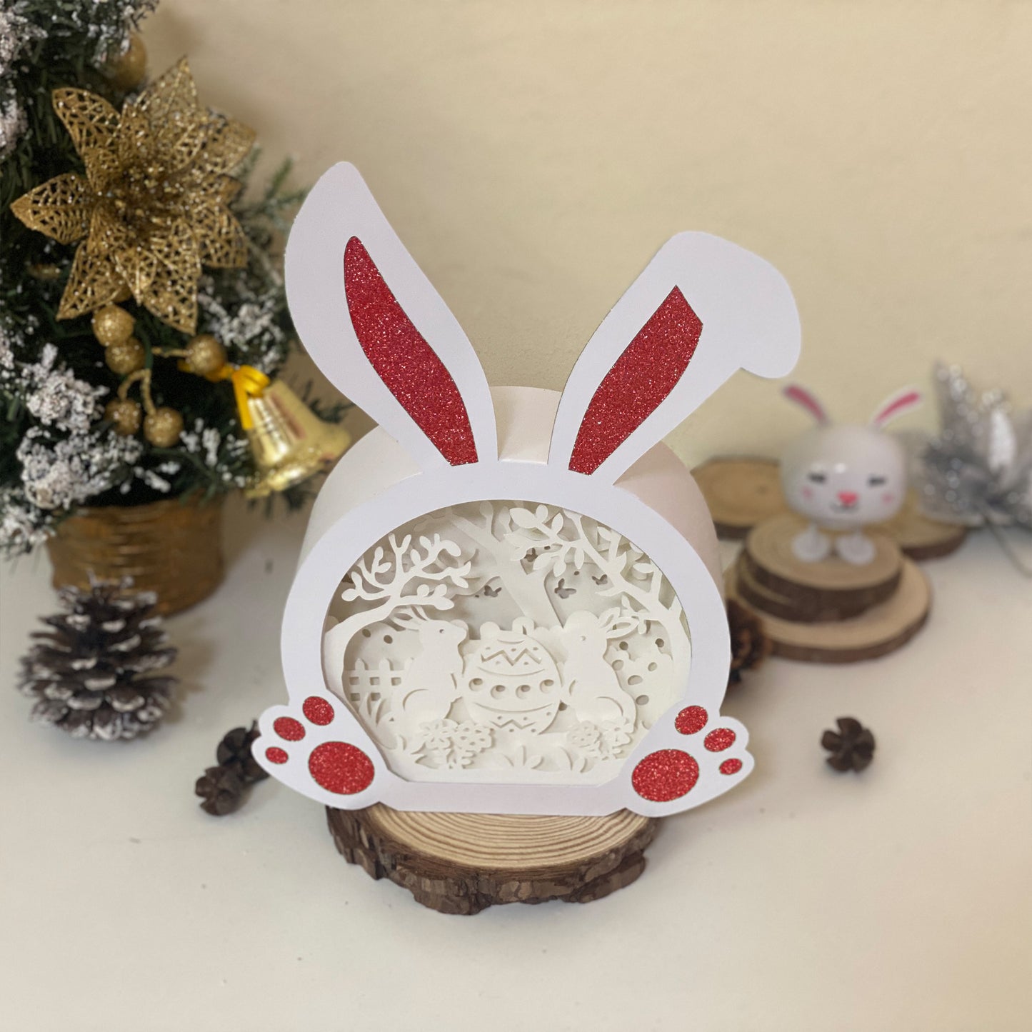 Easter 6 – 3D Bunny Box 2 File - Cricut File - VEKTOR KRAFT