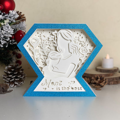 Mother's Day 1 – 3D Diamond Box  File - Cricut File - VEKTOR KRAFT
