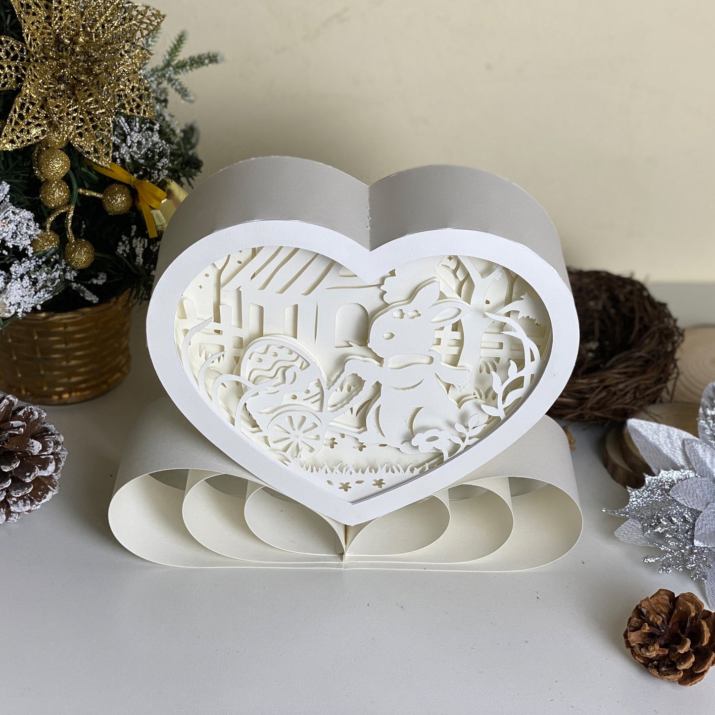 Easter 2 – 3D Heart Box 1 File - Cricut File - VEKTOR KRAFT
