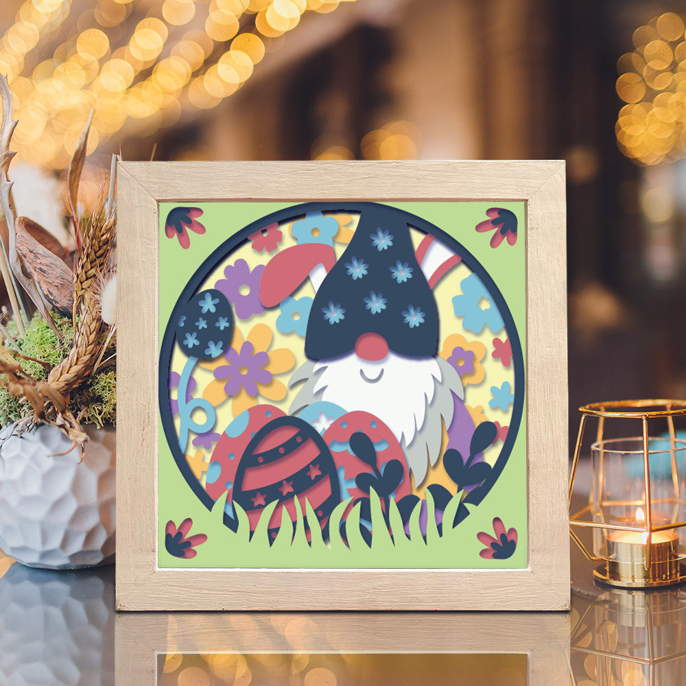 Easter 12 – 3D Shadow Box SVG File for Cricut & Silhouette