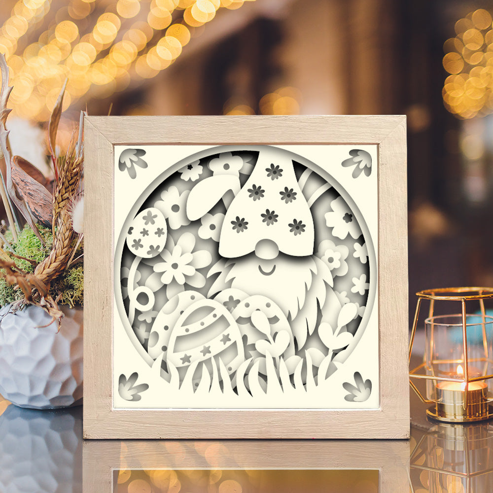 Easter 12 – 3D Shadow Box SVG File for Cricut & Silhouette