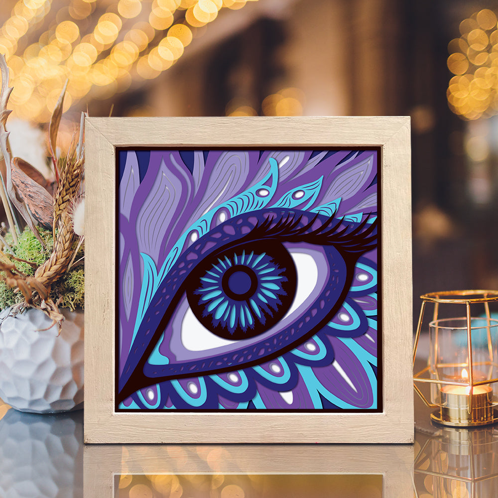 Eye 1 – 3D Shadow Box SVG File for Cricut & Silhouette