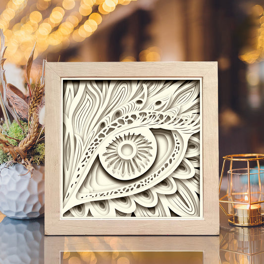 Eye 1 – 3D Shadow Box SVG File for Cricut & Silhouette