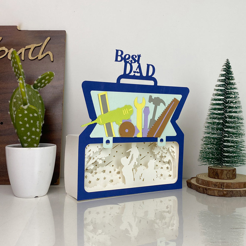 Family – 3D Box SVG File for Cricut & Silhouette