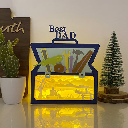 Fishing – 3D Box SVG File for Cricut & Silhouette