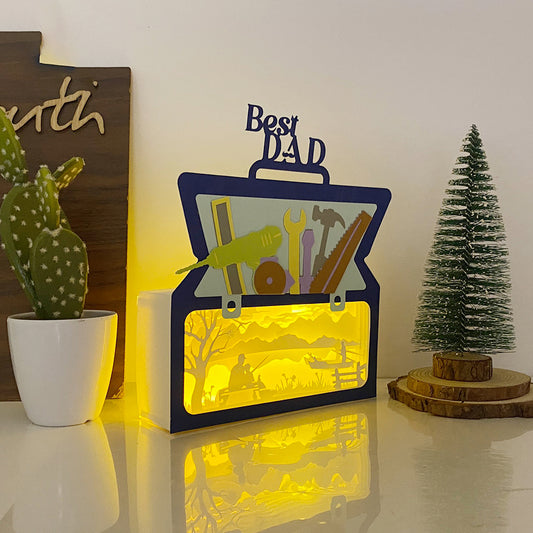 Fishing – 3D Dad's Hand Tools Box File - Cricut File - VEKTOR KRAFT