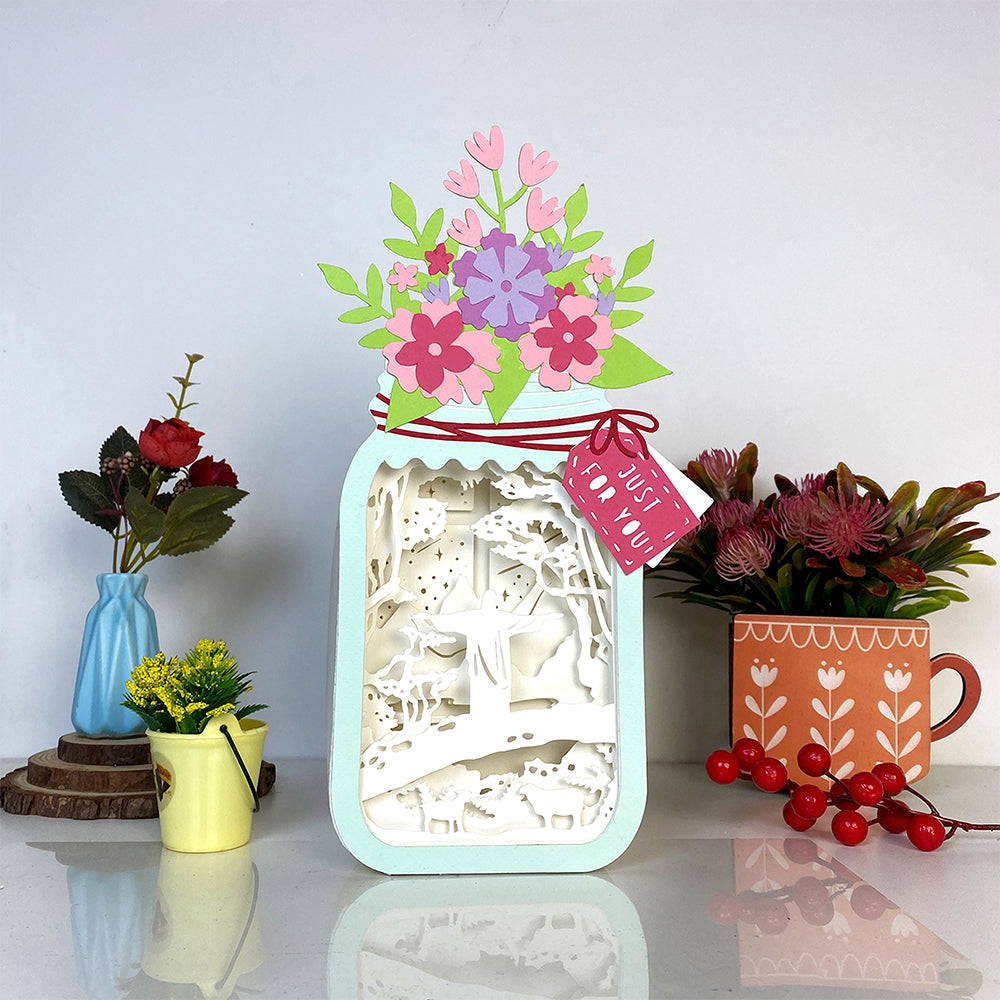 Jesus – 3D Box SVG File for Cricut & Silhouette