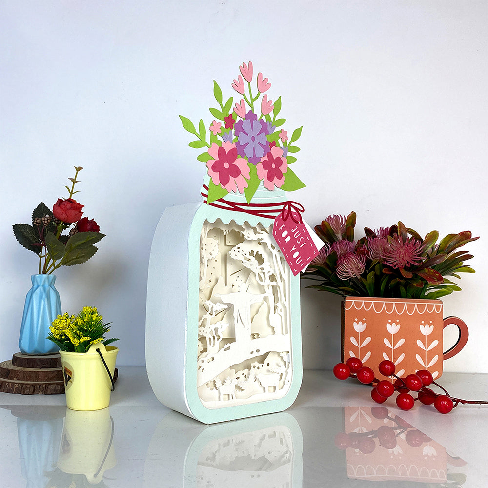 Jesus – 3D Box SVG File for Cricut & Silhouette
