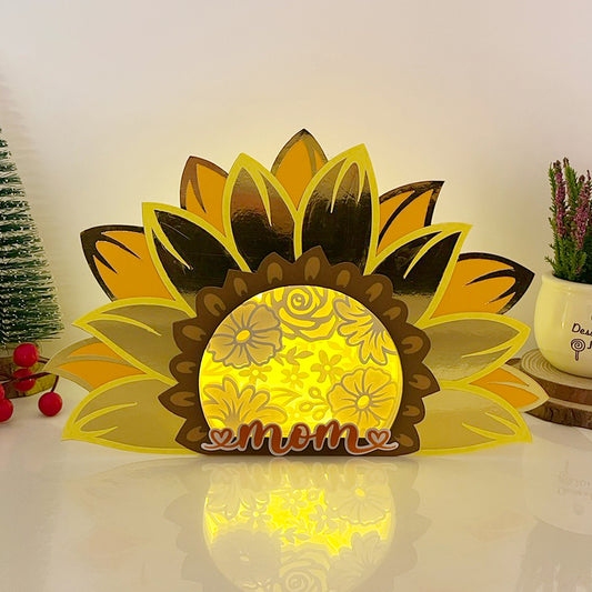 Flower – 3D Mom Box  File - Cricut File - VEKTOR KRAFT