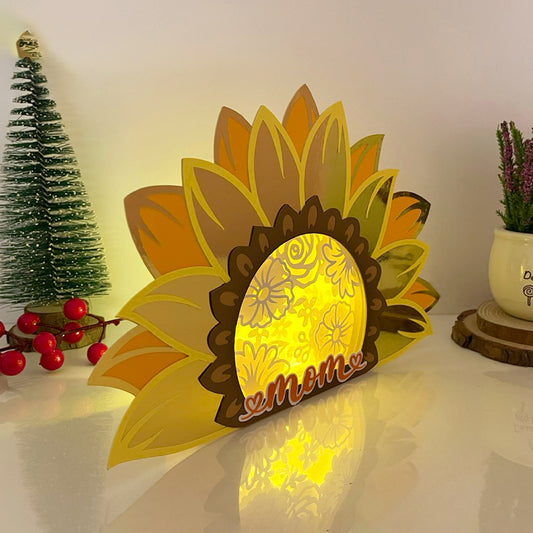 Flower – 3D Mom Box  File - Cricut File - VEKTOR KRAFT